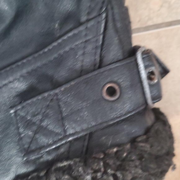 Amazing leather winter jack size 3T - Picture 7 of 12